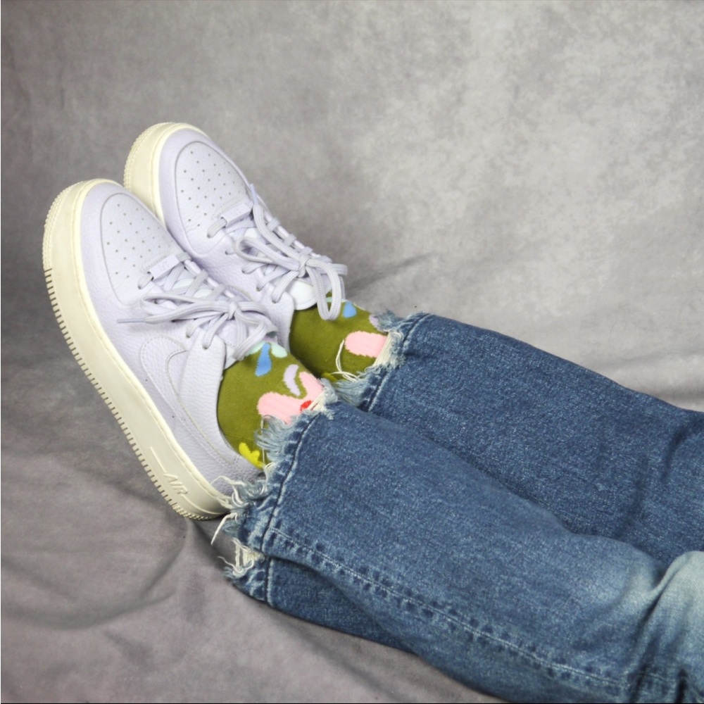 Nike Platform AF1 Sage Low LX